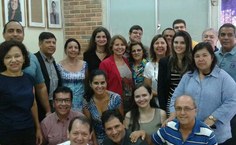 Professores e ex-Reitora Valéria
