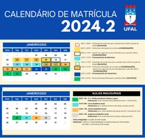 Matrículas no semestre Acadêmico de 2024.2 começaram na segunda-feira (06/01/25)