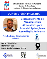 Palestra: Desenvolvimento de Nanomateriais Alternativos para Potencial Aplicação na Remediação Ambiental